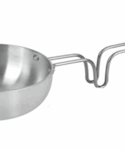Aluminium Tadka Pan | Non Stick Tadka Pan Unbreakable Steel Handle Tadka Pan | Chowka Pan Kadai Vagariya | Aluminium Tadka Kadhai with Steel Handle Aluminium Tadka Pan)